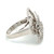 Sterling Silver CZ Multi-layer Statement Ring Size 9