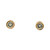 14K Gold .40tw Diamond Bezel Stud Earrings