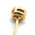 14K Gold .40tw Diamond Bezel Stud Earrings