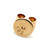 14K Gold .40tw Diamond Bezel Stud Earrings