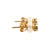 14K Gold .40tw Diamond Bezel Stud Earrings