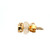14K Gold .40tw Diamond Bezel Stud Earrings