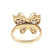 Sterling Silver Gold Tone Tanzanite Butterfly Cluster With CZ Accents Statement Ring Size 11