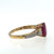 D'Joy Sterling Silver Created Ruby With Mossanite Accents Fashion Ring Size 8