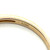 10K Gold Alternating Light Ruby Circle and Diamond Circle Ring Size 7