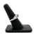 Sterling Silver Three-stone Ruby with CZ accents Ring Size 7
