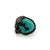 Sterling Silver Turquoise with Leaf Accent Southwest Ring Size 4.75