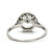 Platinum Vintage Art Deco Filigree 1.02ct H/VS1 Diamond Engagement Ring Size 6.25