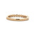 10K Gold Alternating Orange Citrine Bezels with Diamond Bezels Ornate Ring Size 7