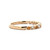 10K Gold Alternating Orange Citrine Bezels with Diamond Bezels Ornate Ring Size 7