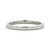 10K White Gold Yellow Citrine Bezels Band Ring Size 7.5