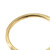 10K Gold Rectangle Bezel-Set Cushion-Cut Diamonds Flanked by 2 Round Side Diamonds Ring Size 6.5