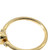 10K Gold Rectangle Bezel-Set Cushion-Cut Diamonds Flanked by 2 Round Side Diamonds Ring Size 6.5