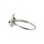 14K White Gold .35tw Diamond Winged Bumble Bee Ring Size 7