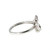 14K White Gold .35tw Diamond Winged Bumble Bee Ring Size 7