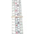 10K Gold Diamond Half Eternity Band Ring Size 7
