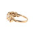 10K Gold Diamond Lace-Inspired Woven Ring Size 7.75