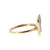 14K Gold .30tw Diamond 4-Winged Butterfly Ring Size 7.25