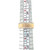 10K Gold Diamond Edged Textured Pyramid-Style Diamond Cut Center Band Ring Size 7