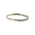 14K White Gold Half Infinity Band Ring Size 9