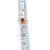 14K White Gold 1.0tw Orange Citrine Oval with .15tw Diamond Bezel Halo Ring Size 6.75