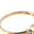 14K Gold 0.72tw Orange Citrine Oval with 3-Stacked Bilateral .05tw Diamond Bezels Ring Size 7