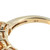 14K Gold .96tw 6-Orange Citrine Bezels Band Ring Size 5.5