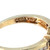 10K Gold Orange Citrine Central Marquise and Bilateral Garnet Marquise Flanked by Diamonds Ring Size 7