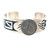 Vintage Hopi Stamped Sterling Silver Open Cuff Bracelet