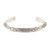 Vintage Sterling Silver Carinated Buffalo Cuff Bracelet