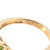 10K Gold Center Amethyst Oval with Bilateral Peridot Ovals with Cascading Garnet Bezels Down Band Ring Size 7