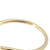 10K Gold .19tw Blue Topaz Oval with .10tw Diamond Halo and Accented Curlicue Bypass Band Ring Size 7