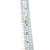 10K Gold .19tw Blue Topaz Oval with .10tw Diamond Halo and Accented Curlicue Bypass Band Ring Size 7