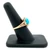 18K Yellow Gold Cabochon Square 3.69ct Sleeping Beauty Turquoise With 0.44cttw Diamond Halo Ring Size 6.75