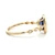 14K Yellow Gold 1.26ct Marquise Tanzanite with 0.06cttw Diamond Accents Ring Size 6.75