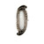 Sterling Silver Mother of Pearl with Rope and Raindrops Setting Ring Size 5.75