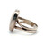 Sterling Silver Oval Mother of Pearl with Split Shank Band Ring Size 5.5