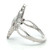 14K White Gold Vintage-Inspired Filigree 0.63ct Oval Sapphire with 0.26cttw Diamond Accents Ring Size 6.75