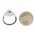 14K White Gold Vintage-Inspired Filigree 0.63ct Oval Sapphire with 0.26cttw Diamond Accents Ring Size 6.75