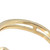 10K Gold .07tw Diamond Double V-Shaped Chevron Design Ring Size  6.5