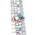 10K Rose Gold .64tw Multi-Gem Cluster with a .03tw Diamond Bezel Ring Size 6.5