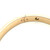 14K Gold .99tw 5-Diamond Screw Motif Bangle Bracelet with a Safety Clasp Size 6'