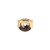 10K Gold .50tw Diamond Clover Flower Post Earrings