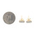 10K Gold .50tw Diamond Clover Flower Post Earrings