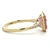 14K Yellow Gold 1.65ct Emerald-Cut Pink Tourmaline with 0.30cttw Diamond Halo Ring Size 6.25