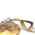 10K Gold 1.50tw Citrine Rounded-Edged Square with .03tw Diamond Bezel on Top Pendant 18" Chain Necklace