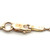 10K Gold Tropical Sunset Drop-Shaped Dangle Citrines on a Double Hoop Stationary Pendant 17.5" Chain Necklace