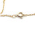 10K Gold 3.25tw Green Amethyst Oval with 3-Bezel Purple Amethyst Triangle Pendant 18" Chain Necklace