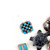 Lot of 5 Vintage Navajo Sterling Turquoise Assorted Tie Tacks