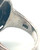 Sterling Silver Jade And Marcasite Vintage Inspired Statement Ring Size 7